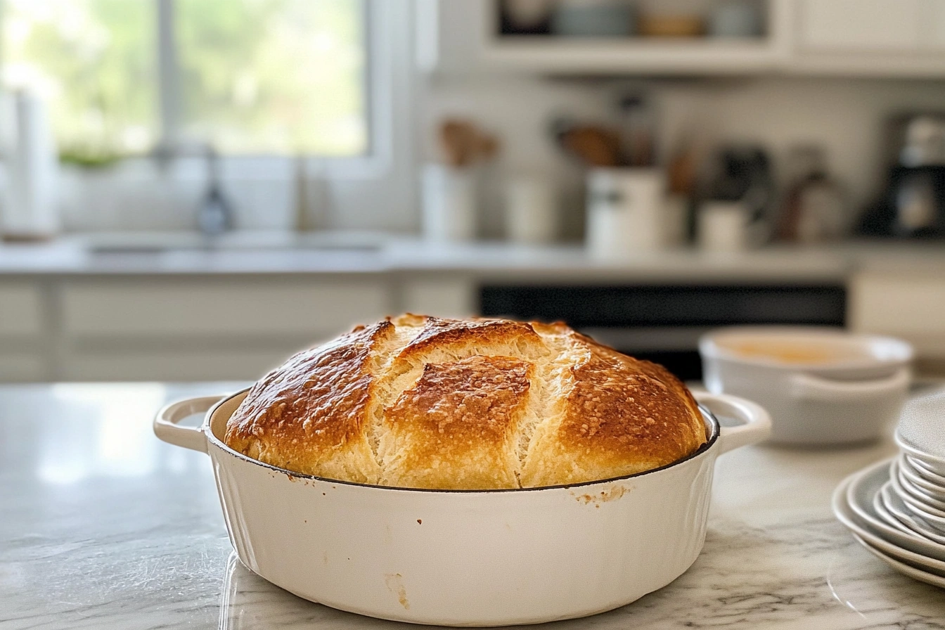 Soft and fluffy bread freshly baked.
