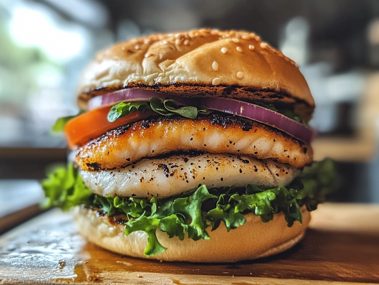 Delicious burger with assorted what to eat with burgers sides.
