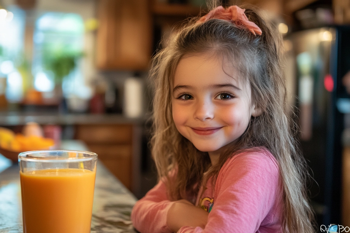 Homemade Carrot Juice in a glass