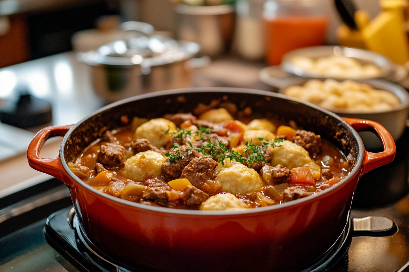 A delicious plate of dumplings made with the best meat.