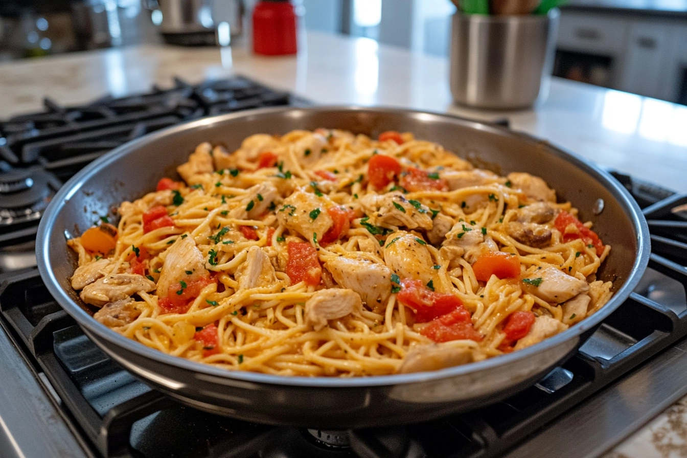 How much protein is in chicken tetrazzini